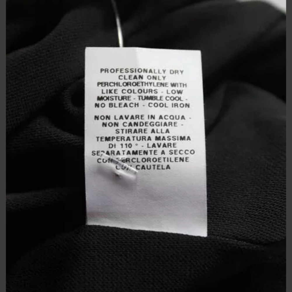 DESIGNER BLACK SLEEVELESS SCOOP NECK MINI DRESS 2 - Picture 5 of 5